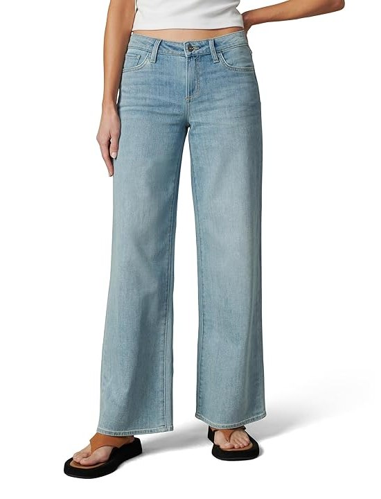 Joes Jeans The Lou Lou Low Rise Wide Leg Womens Jeans Best Days