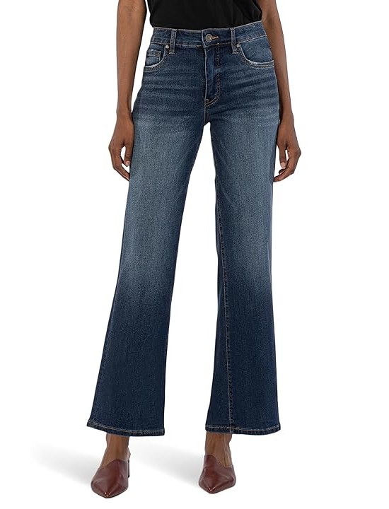 KUT from the Kloth Charlotte High Rise Fab Ab Wide Leg Womens Jeans Resolved