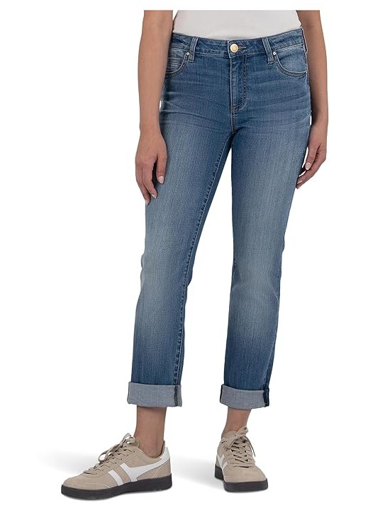 KUT from the Kloth Catherine Boyfriend Womens Jeans Incandescent