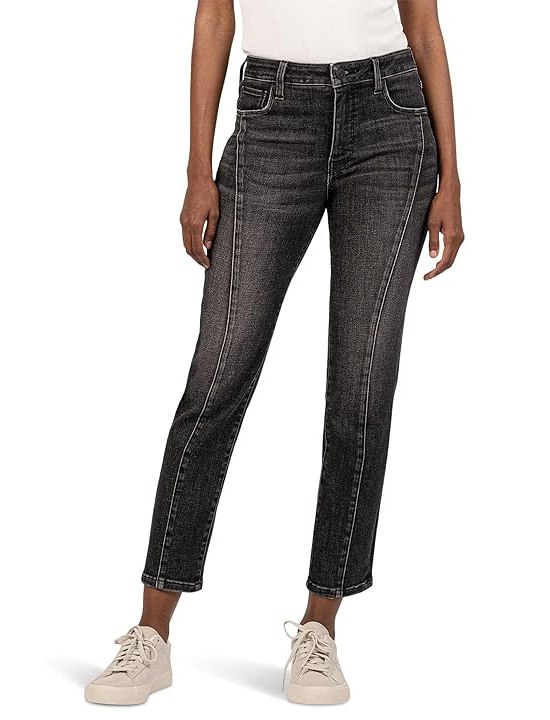 KUT from the Kloth Reese High Rise Fab Ab Ankle Straight-Frt Princess Womens Jeans Create