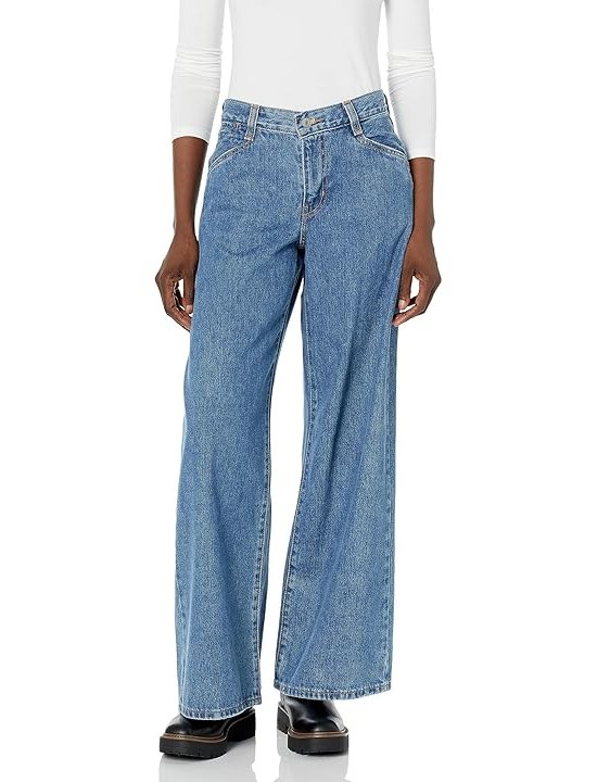 Levis Womens 94 Baggy Wide Leg Womens Jeans Take Chances